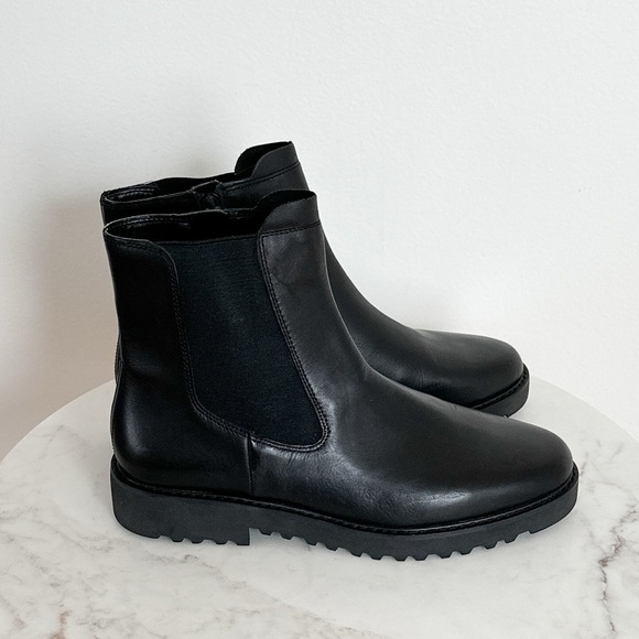 New Franco Sarto Carian Leather Chelsea Bootie Size 9.5 - Picture 9 of 10